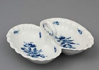 <b>Kompottiere Meissen, blaue Blume</b>