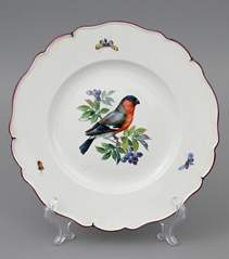 <b>Teller Vogelmalerei , Meissen</b>