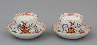 <b>Paar Mokkatassen, Meissen</b>