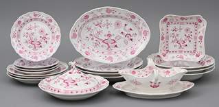 <b>Geschirr-Set , Meissen</b>