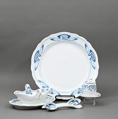 <b>Großes Speiseservice mit Jugendstildekor</b>