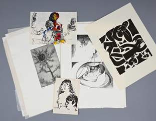 <b>Großes Konvolut Grafik, 20. Jh.</b>