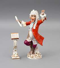 <b>Kapellmeister (Affenkapelle) mit Notenpult, Meissen</b>