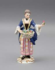 <b>Blumenhändlerin (Pariser Ausrufer), Meissen</b>