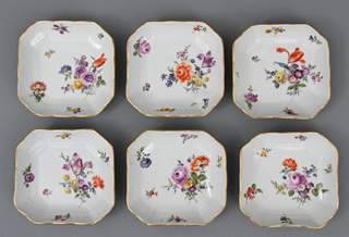 <b>Satz Schälchen Ozier-Relief Meissen</b>