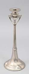 <b>Großer Jugendstil-Kerzenleuchter Kayserzinn</b>