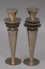 <b>Paar Design-Kerzenleuchter</b>
