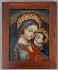 <b>Hinterglasbild Maria vom guten Rat</b>