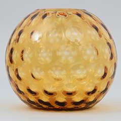 <b>Kugelvase optisches Dekor</b>