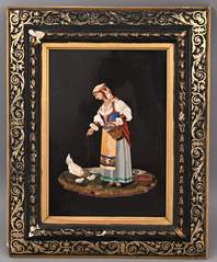 <b>Pietra Dura-Bild im Rahmen</b>