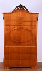 <b>Spätbiedermeier-Schreibschrank</b>