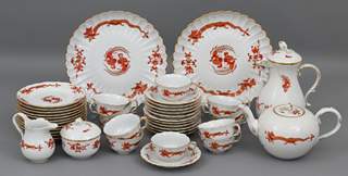 <b>Kaffee-Tee-Service Reicher Drache, Meissen </b>