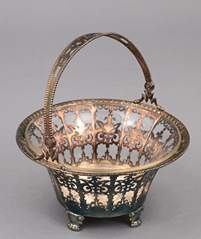 <b>Silberne Art déco-Henkelschale </b>