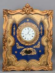 <b>Prachtvolle Biedermeier-Rahmenuhr mit Musikspielwerk</b>