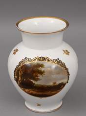 <b>Vase mit Altmeister-Gemälde</b>