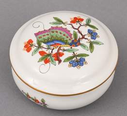 <b>Deckeldose Meissen Chinesischer Schmetterling</b>