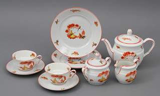<b>Art déco-Dejeuner mit chinoisem Dekor</b>