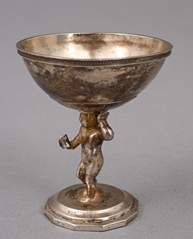 <b>Silber-Saliere im Barockstil</b>