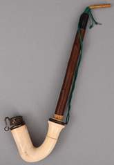 <b>Meerschaumpfeife mit Silbermontur</b>