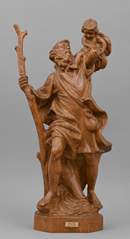<b>Schnitzskulptur Heiliger Christophorus </b>