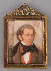 <b>Porträtminiatur Franz Schubert</b>