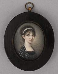 <b>Porträtminiatur einer Dame im Empirestil</b>
