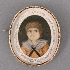 <b>Porträtminiatur eines Kindes</b>