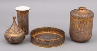 <b>Set von vier Teilen Rosenthal, Dekor 
