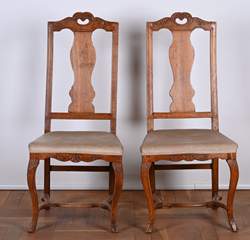 <b>Paar sächsische Barockstühle </b>