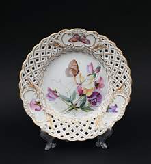 <b>Teller mit Malerei nach Art Braunsdorf</b>