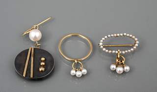 <b>Konvolut von drei Schmuckstücken</b>