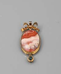 <b>Achat-Anhänger mit Schleife</b>