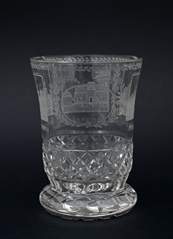 <b>Becherglas nordböhmische Ansichten</b>