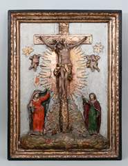 <b>Reliefbild Kreuzigungsgruppe</b>