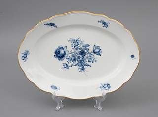 <b>Ovale Platte Meissen </b>