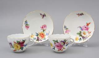 <b>Paar Kaffeetassen Meissen</b>