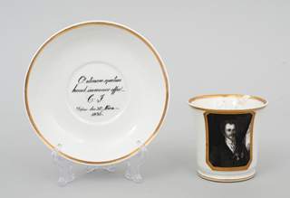 <b>Porträttasse Biedermeier</b>