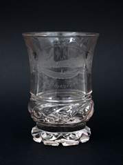 <b>Fußbecher mit Ansichten aus der Sächsischen Schweiz</b>