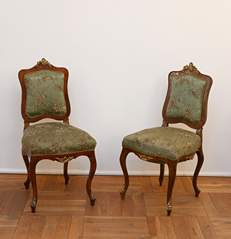 <b>Paar Stühle, sog. II. Dresdener Barock</b>