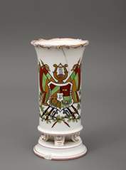 <b>Fidibusbecher mit Verbindungswappen Sängerschaft</b>