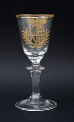 <b>Barockes sächsisches Kelchglas</b>
