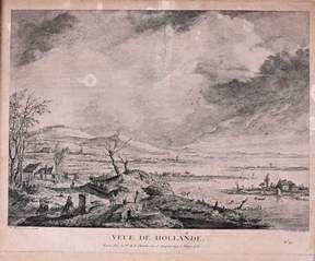 <b>Rahmen mit Radierung Ph. Wouwerman</b>