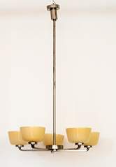 <b>Elektrische Deckenlampe 1930er Jahre </b>