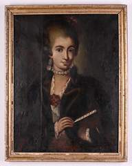 <b>Spätbarockes Damenbildnis, 18. Jh.</b>