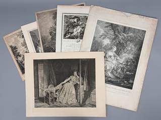 <b>Mythologie und galante Szenen: sechs Stiche nach Gemälden</b>