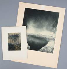 <b>Zwei Blatt Landschaften </b>