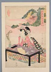<b>Kikugawa Eizan (1787-1867 Japan)</b>