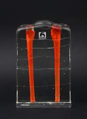 <b>Glasobjekt/ Blockvase</b>