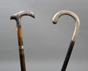 <b>Zwei Gehstöcke aus dem Besitz des Malers Werner Tübke (1929-2004)</b>