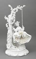 <b>Dekorative große Porzellanfigur</b>